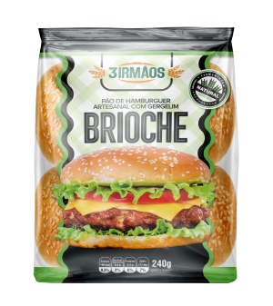 Pão Brioche Gergelim
